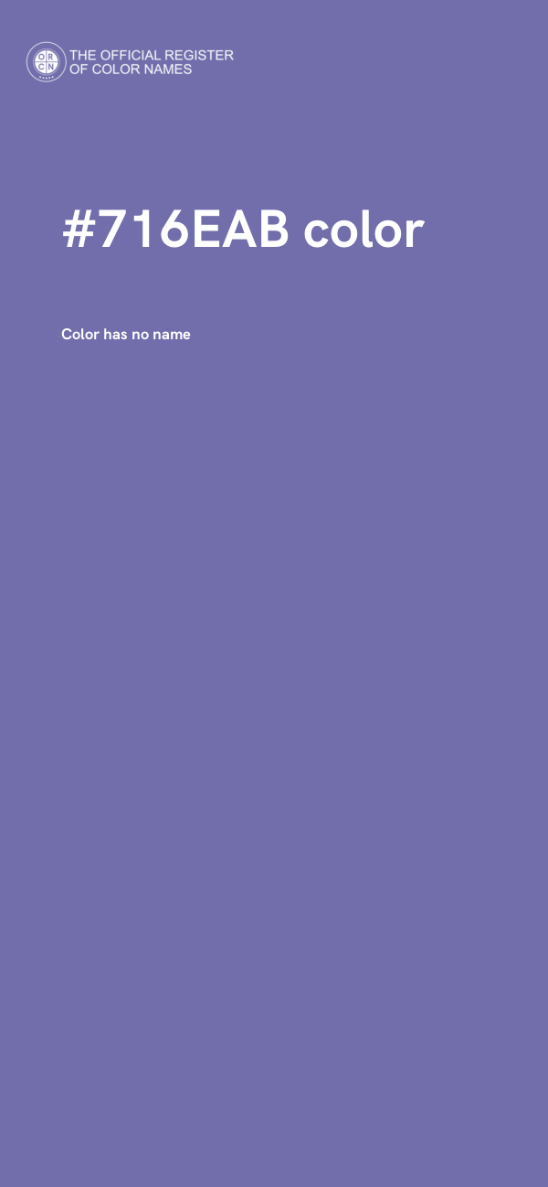 #716EAB color image