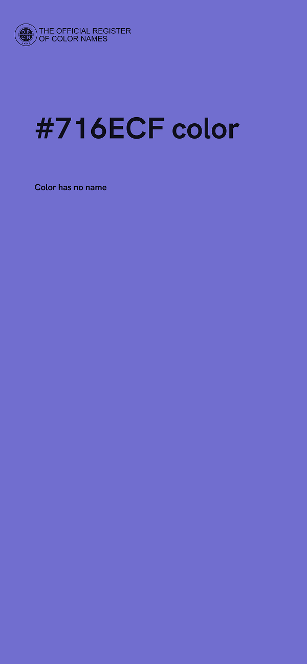 #716ECF color image