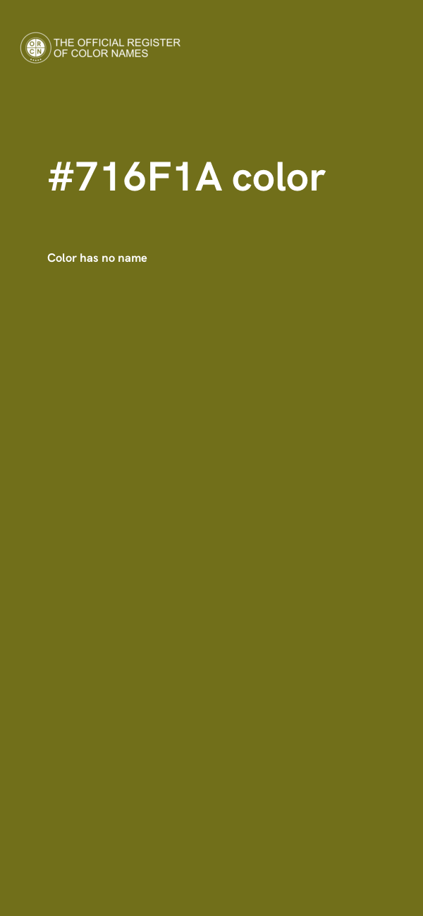 #716F1A color image