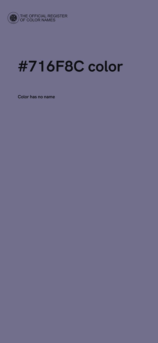 #716F8C color image