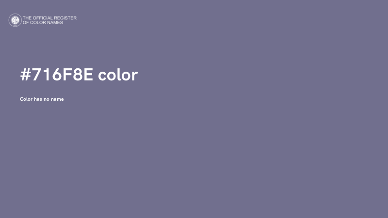 #716F8E color image