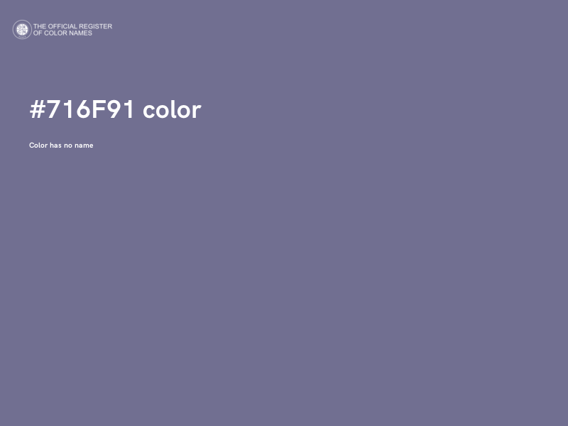 #716F91 color image