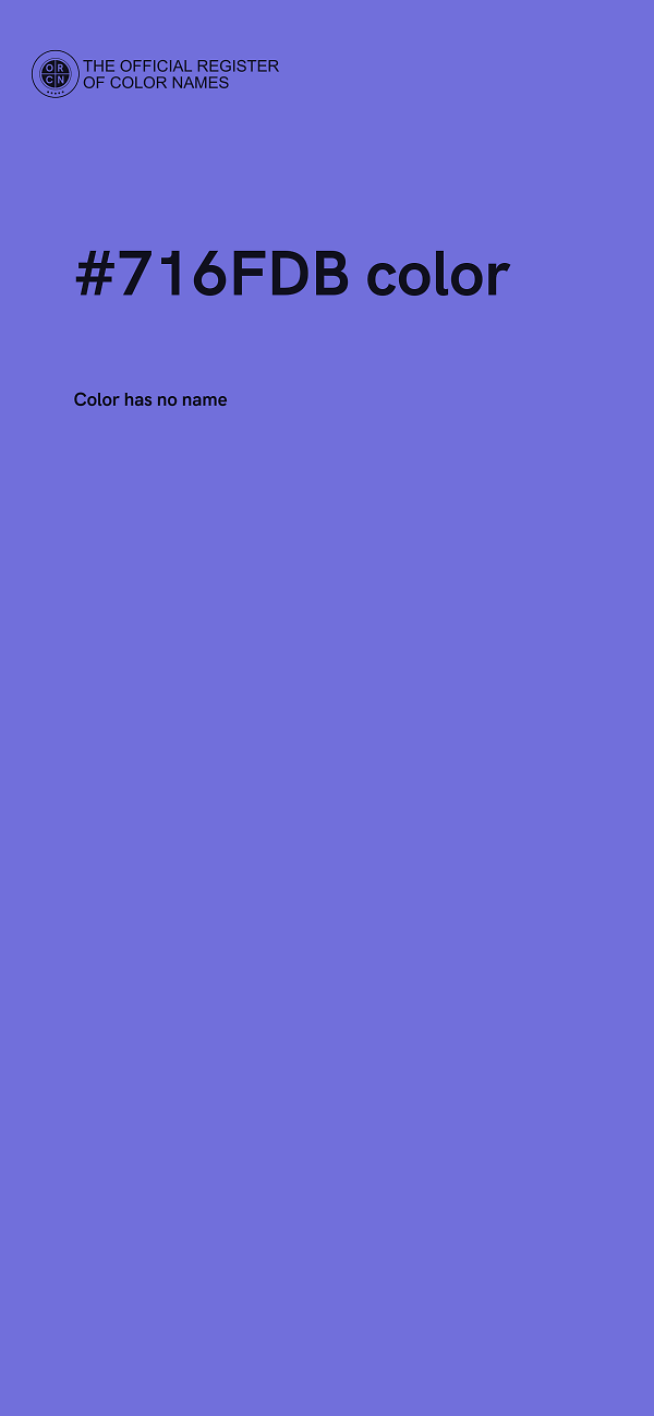 #716FDB color image