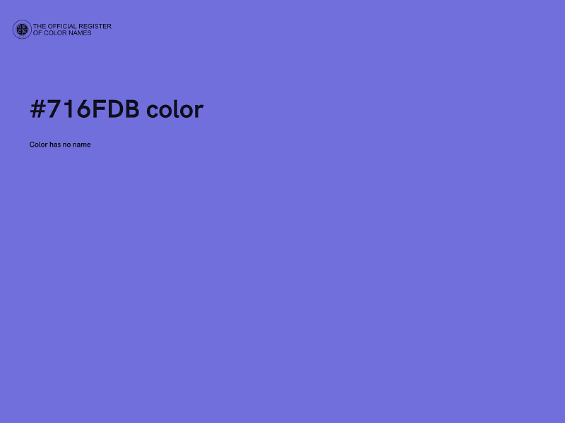 #716FDB color image