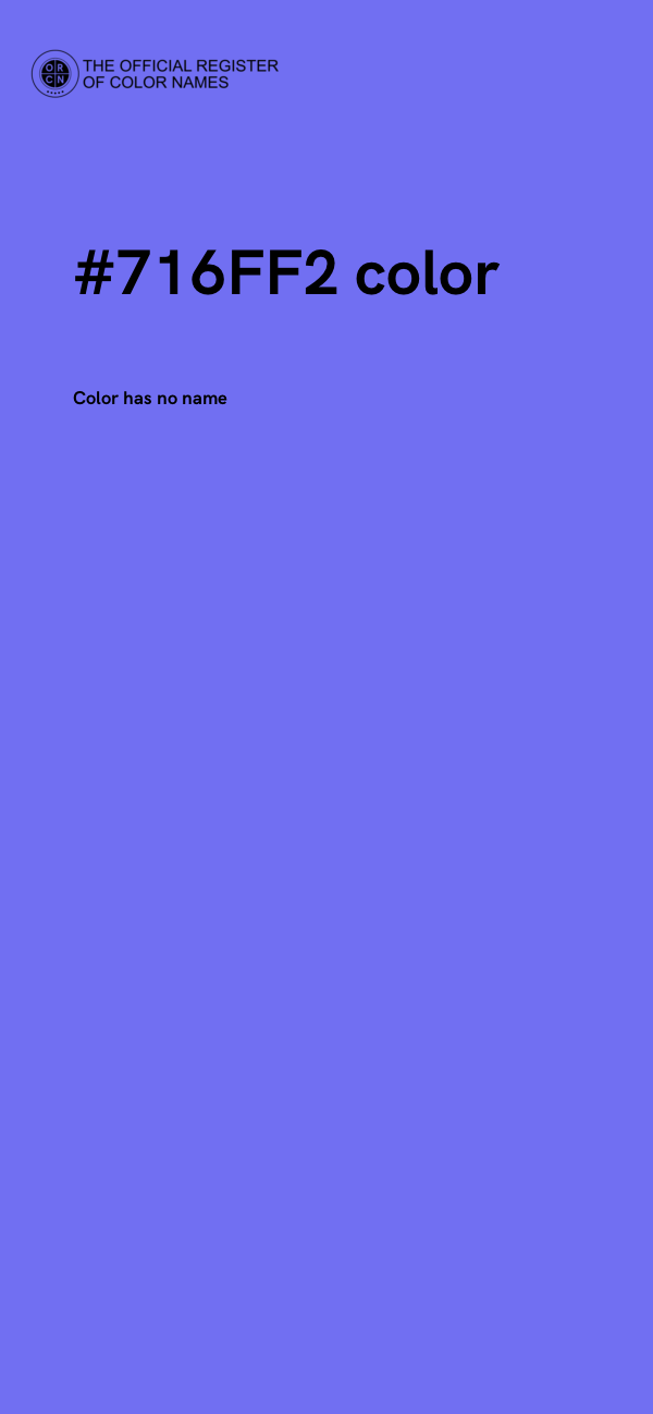 #716FF2 color image