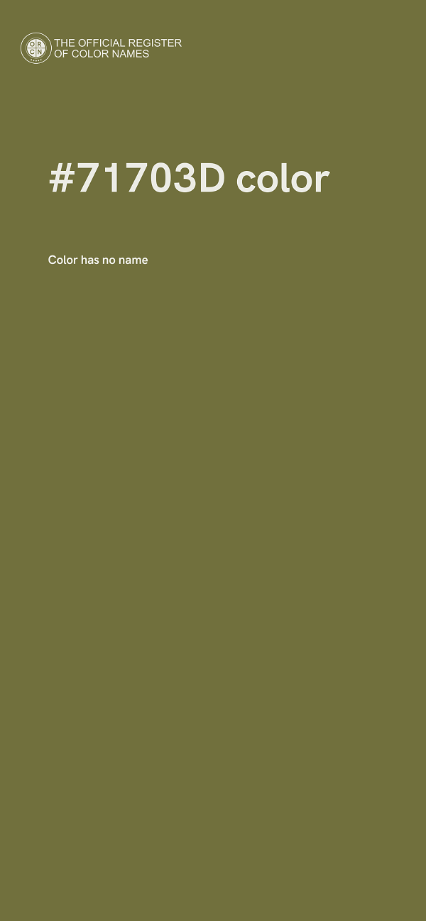 #71703D color image