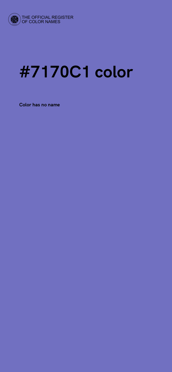 #7170C1 color image