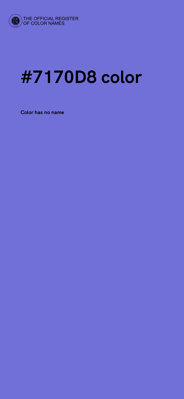 #7170D8 color image