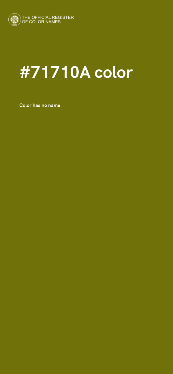 #71710A color image