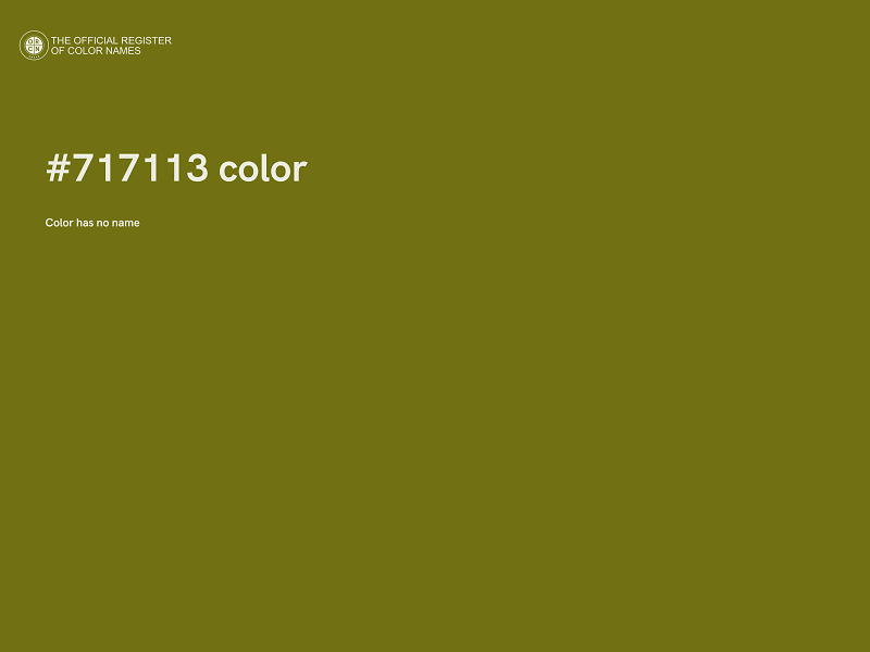 #717113 color image