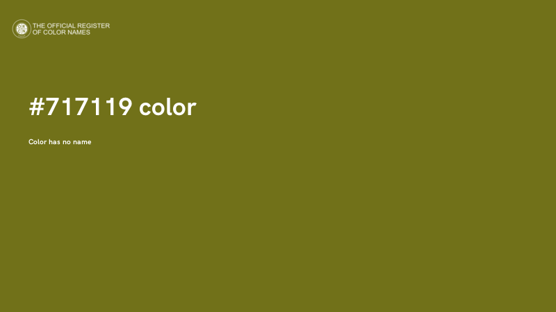 #717119 color image