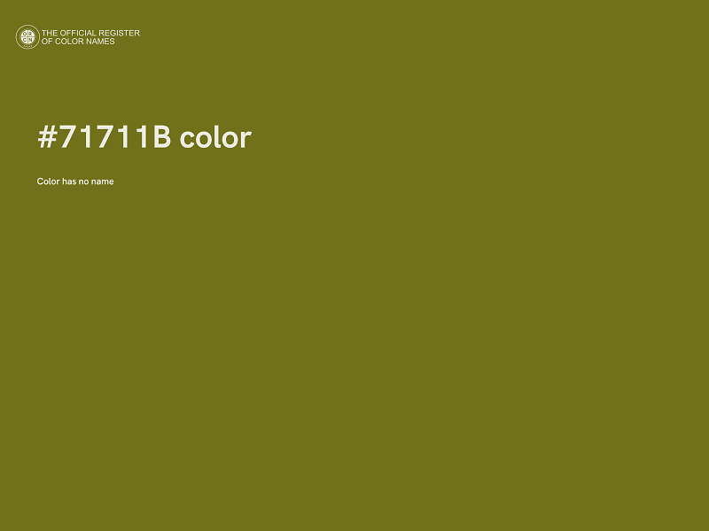 #71711B color image