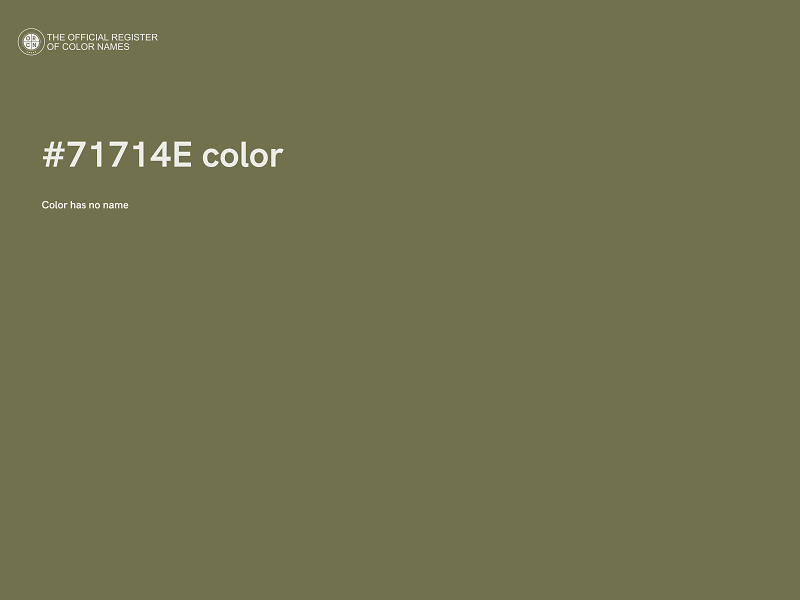 #71714E color image