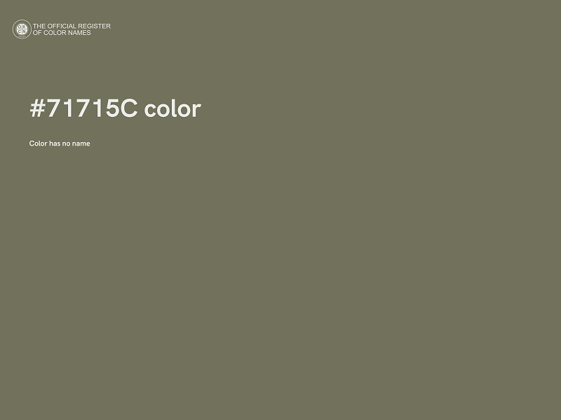 #71715C color image
