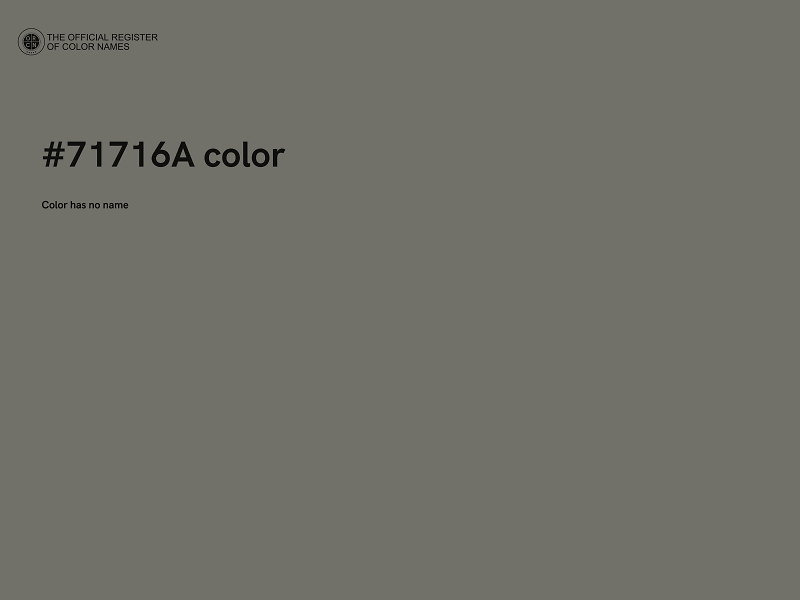 #71716A color image