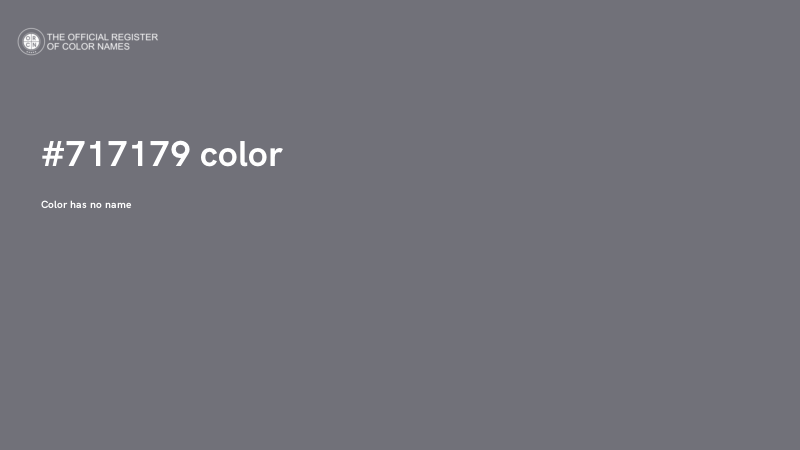 #717179 color image