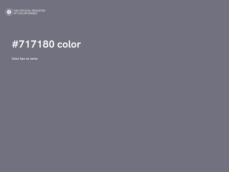 #717180 color image