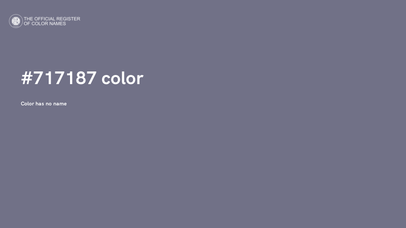 #717187 color image
