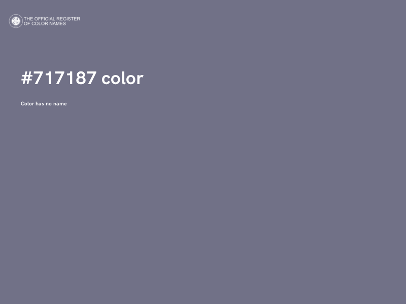 #717187 color image