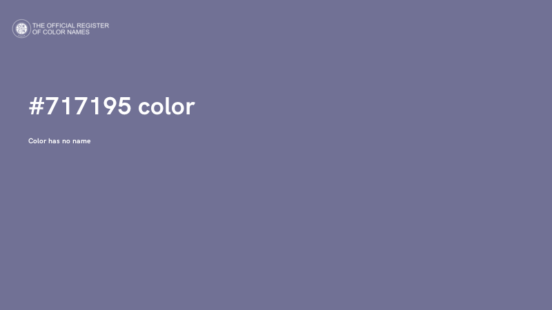 #717195 color image