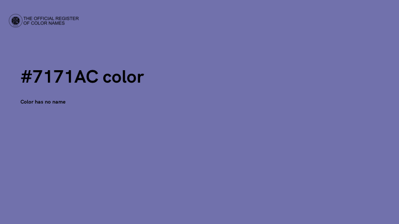 #7171AC color image