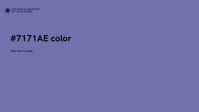 #7171AE color image