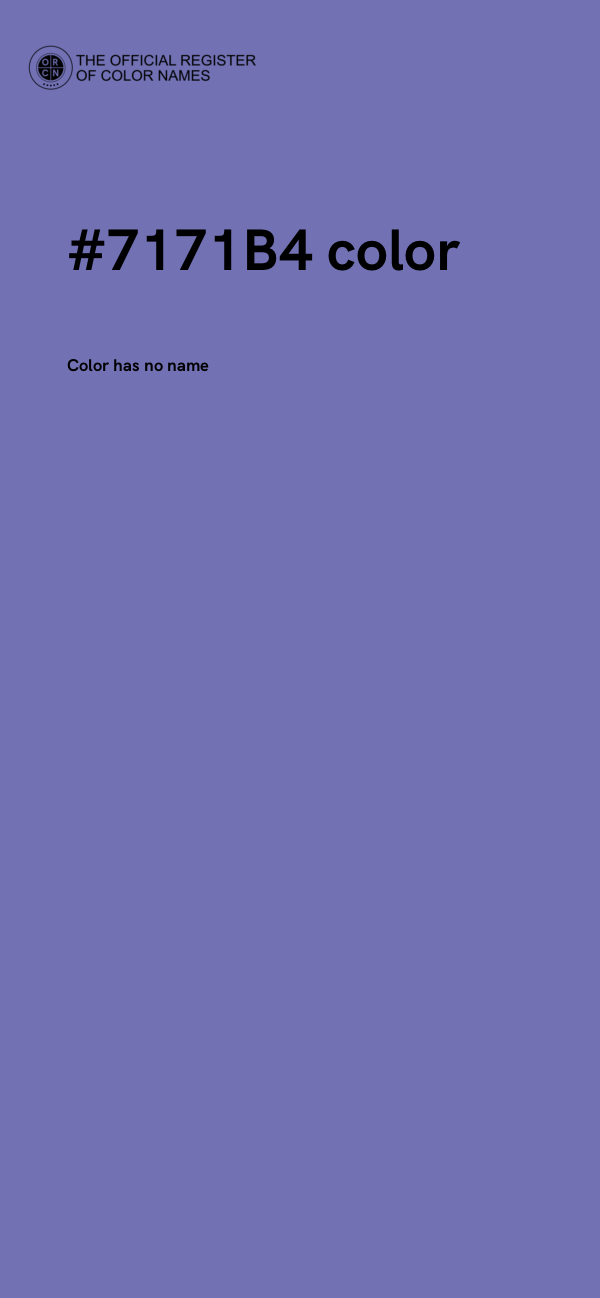 #7171B4 color image