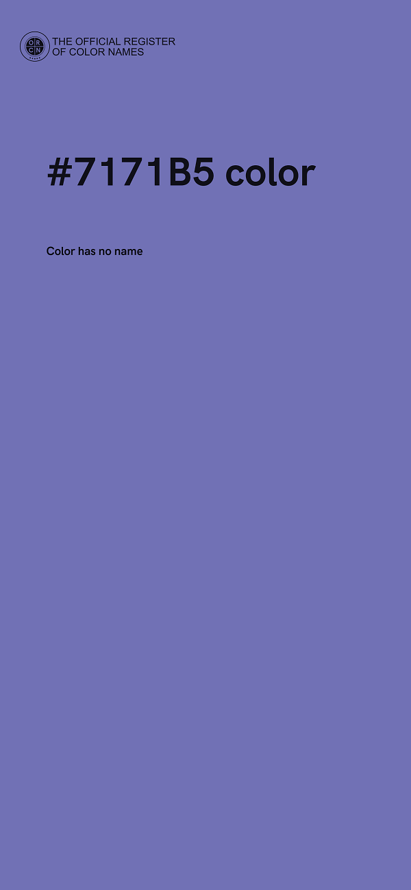 #7171B5 color image