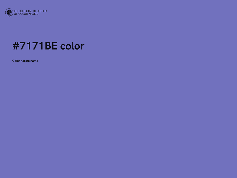 #7171BE color image