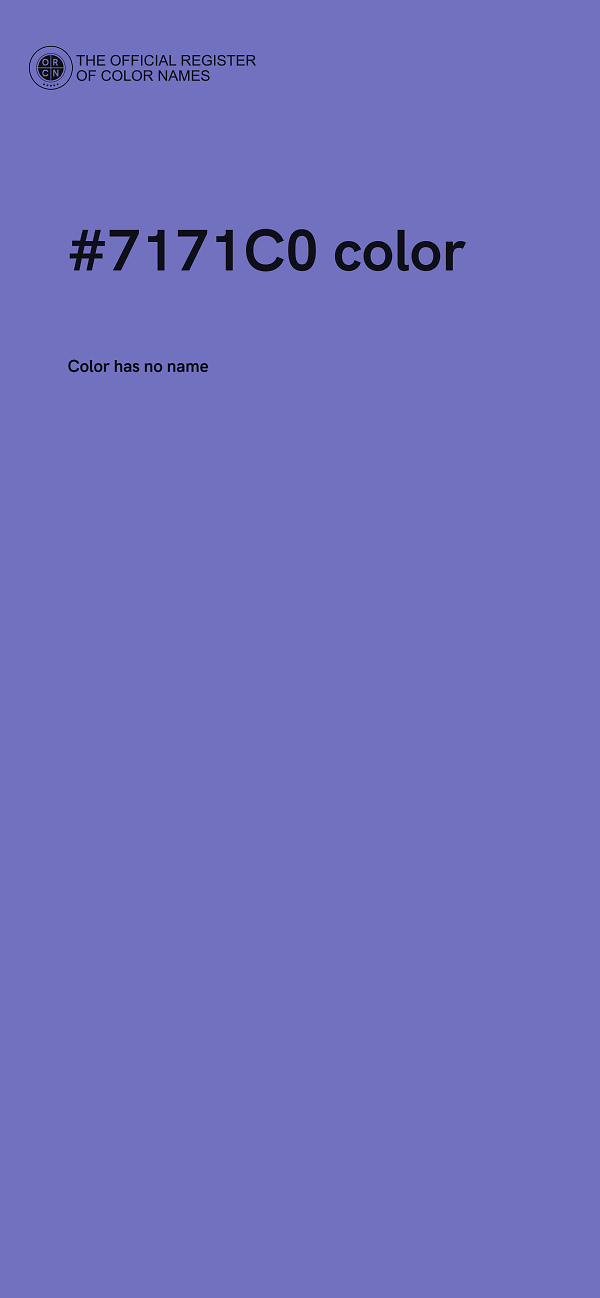#7171C0 color image