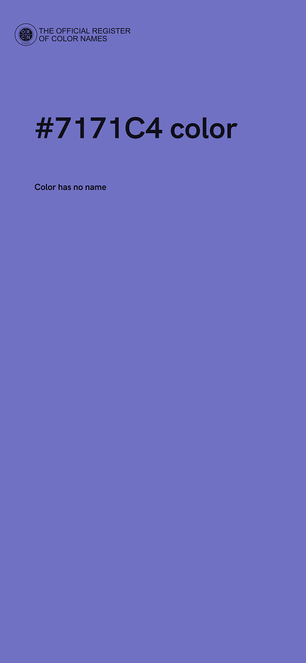 #7171C4 color image