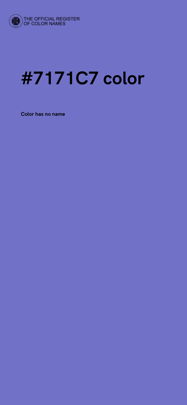#7171C7 color image