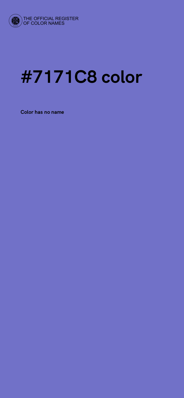 #7171C8 color image
