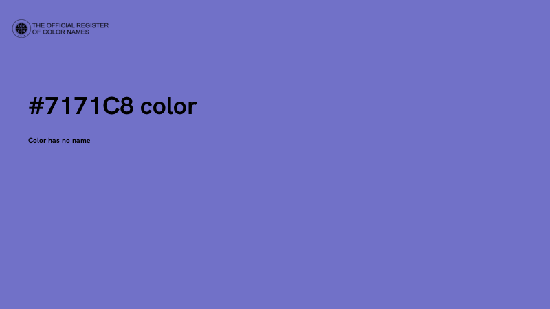 #7171C8 color image