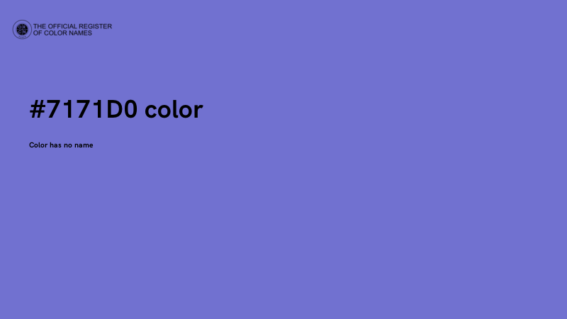 #7171D0 color image