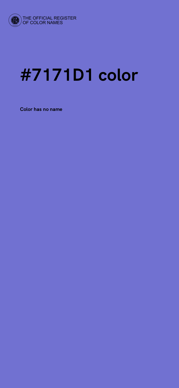 #7171D1 color image