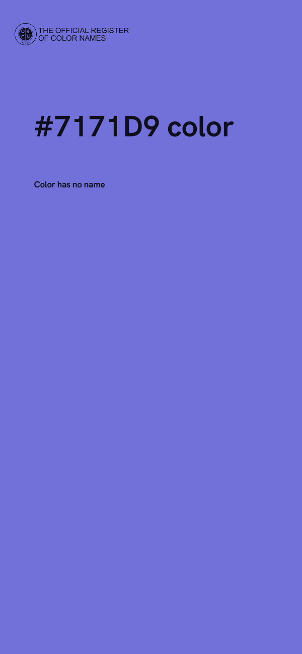 #7171D9 color image