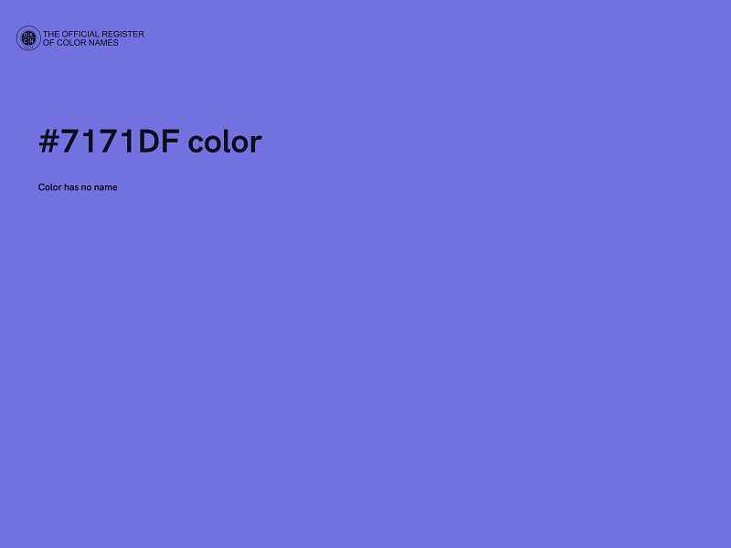 #7171DF color image