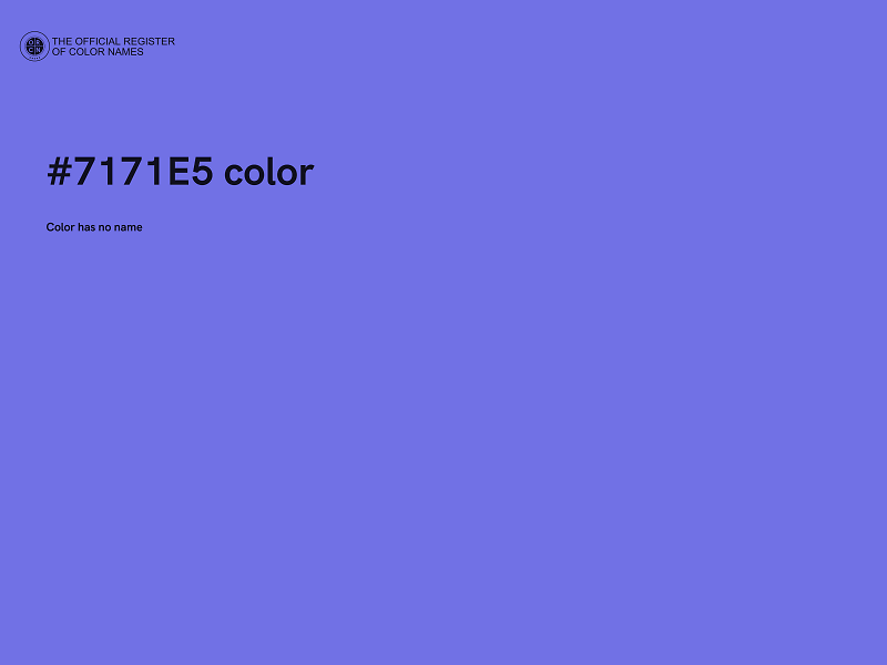 #7171E5 color image