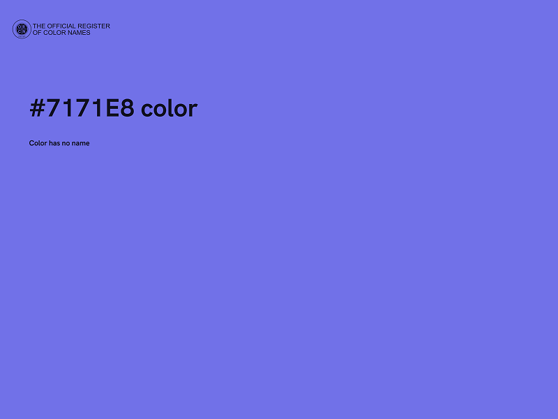 #7171E8 color image