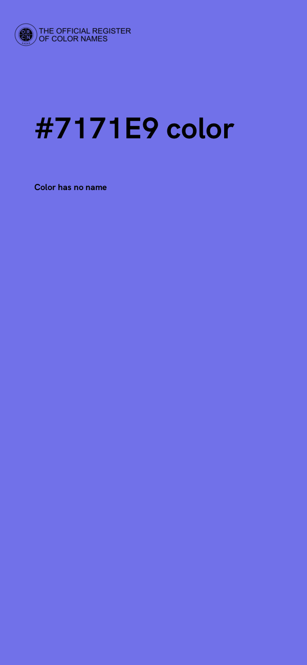 #7171E9 color image