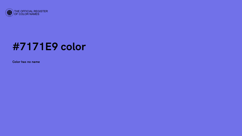 #7171E9 color image