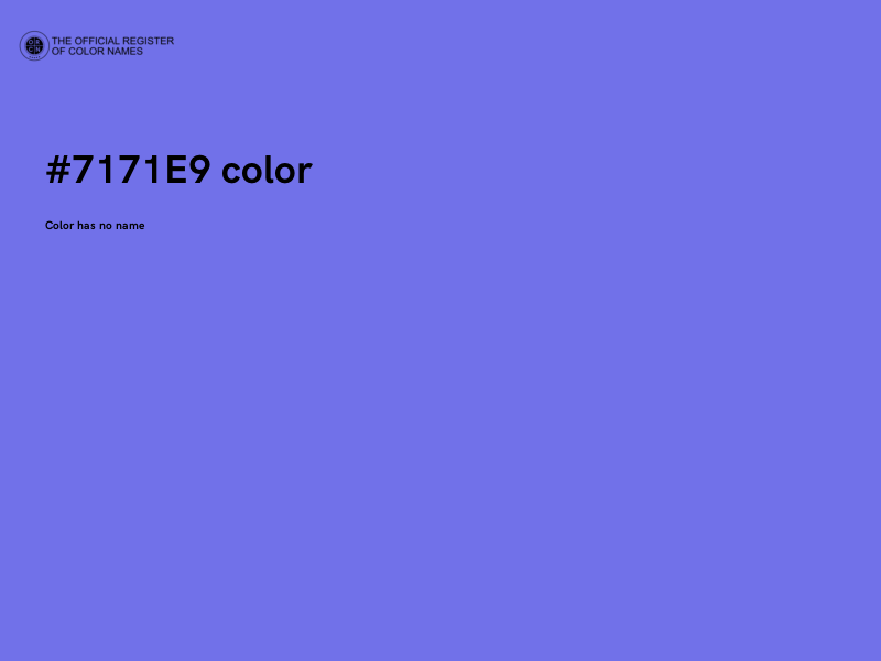 #7171E9 color image