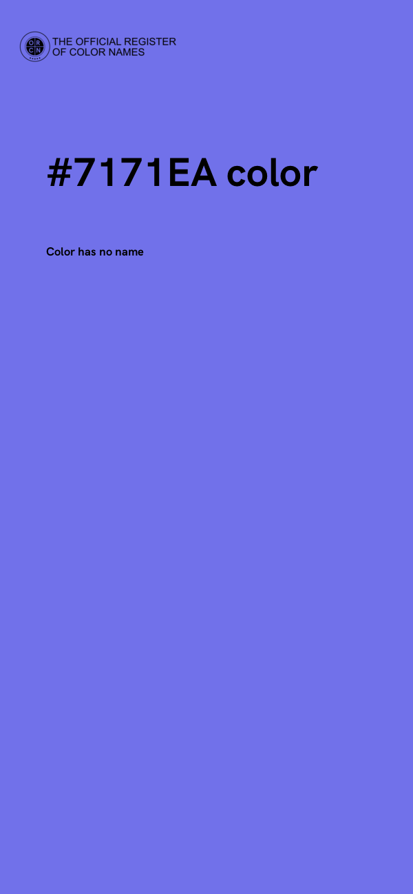 #7171EA color image
