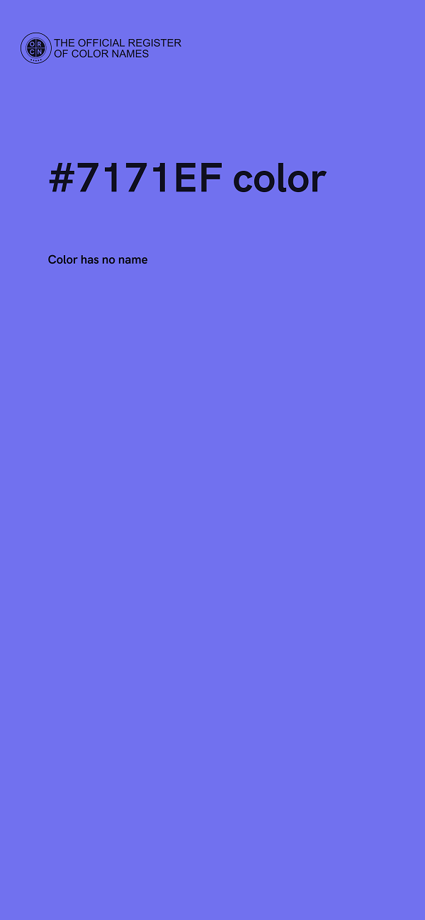 #7171EF color image