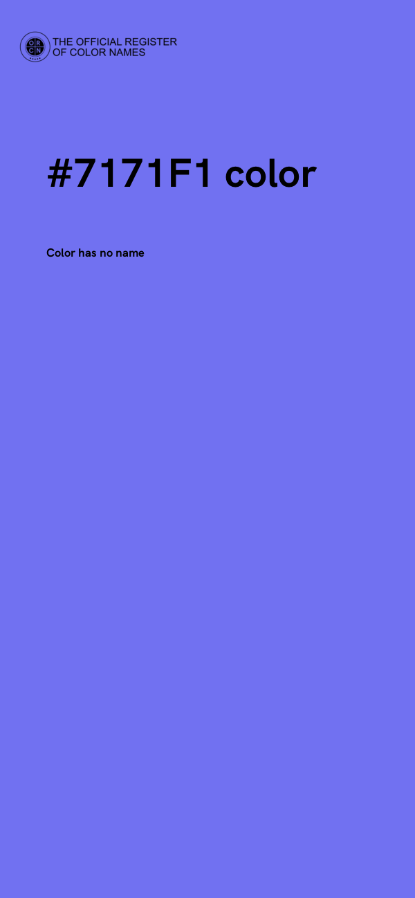#7171F1 color image