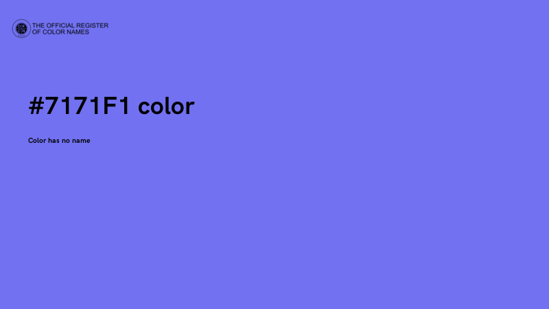 #7171F1 color image