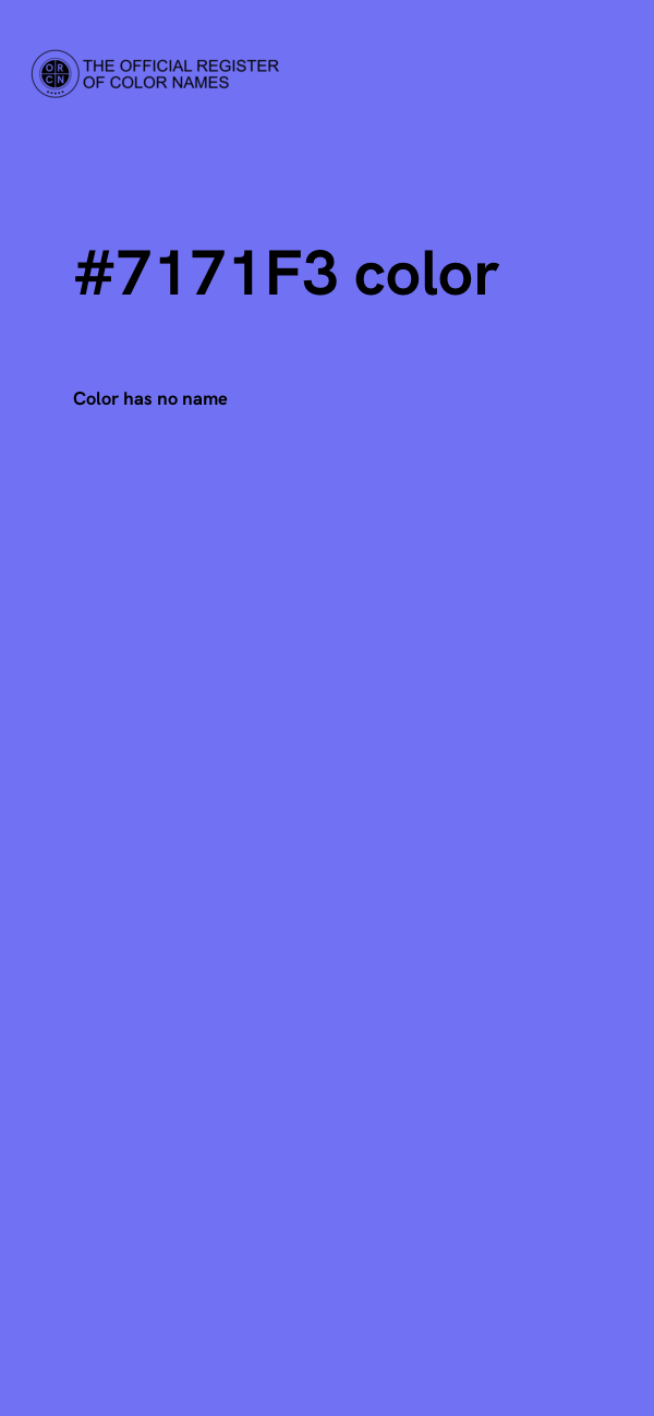 #7171F3 color image