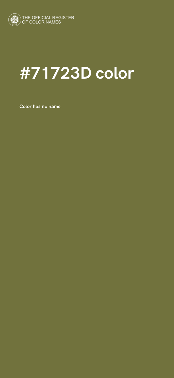 #71723D color image