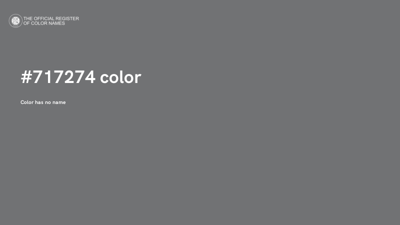 #717274 color image